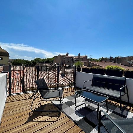 Rooftop N°38 - Rooms Et Studios - Vue Cite Medievale การ์กาซอน ภายนอก รูปภาพ