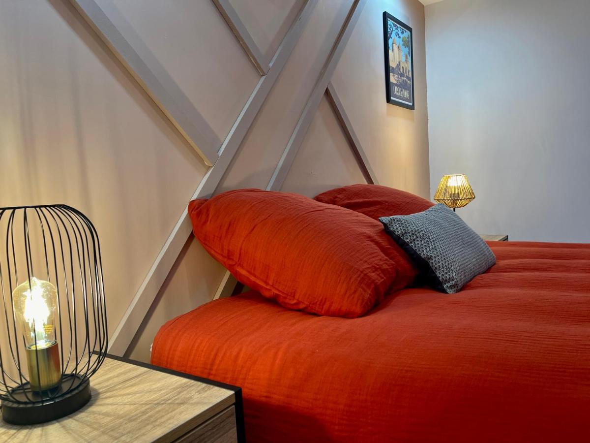 Rooftop N°38 - Rooms Et Studios - Vue Cite Medievale การ์กาซอน ภายนอก รูปภาพ