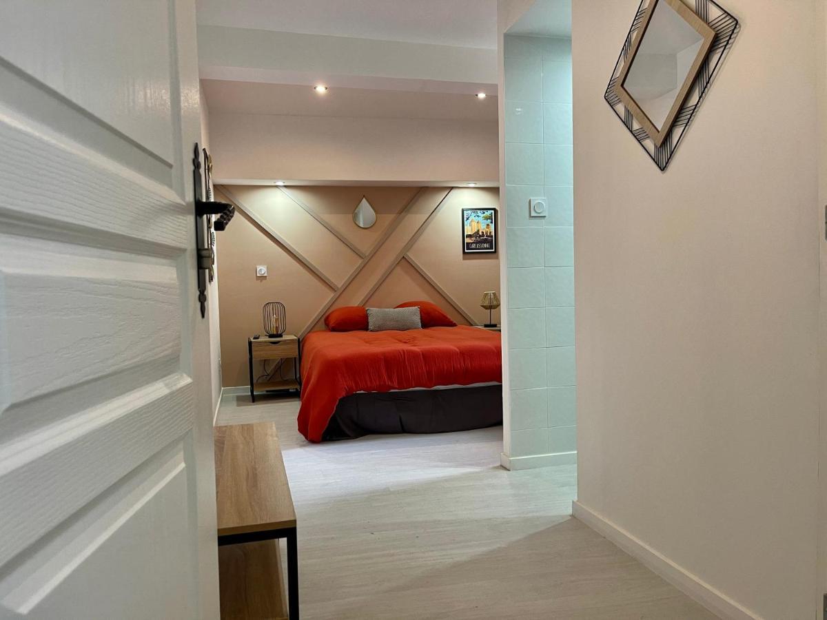Rooftop N°38 - Rooms Et Studios - Vue Cite Medievale การ์กาซอน ภายนอก รูปภาพ