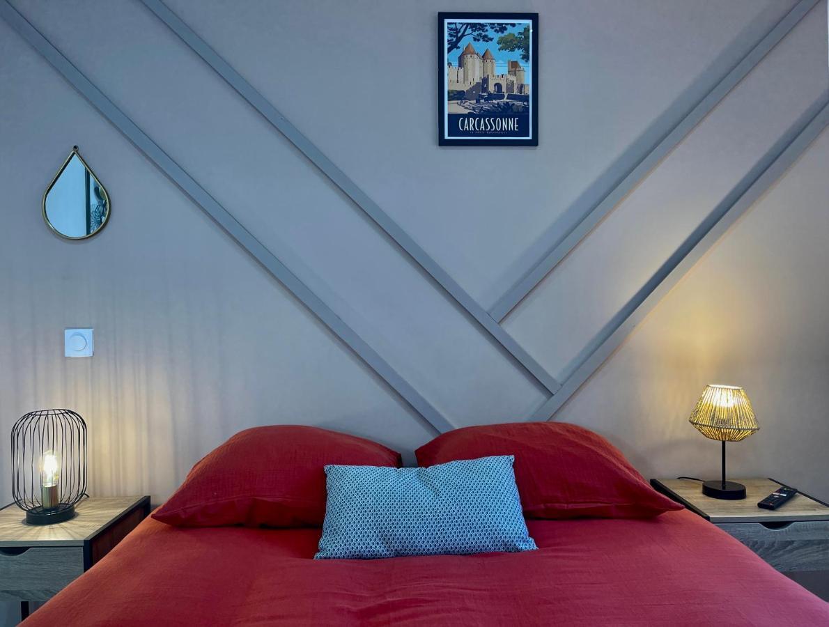 Rooftop N°38 - Rooms Et Studios - Vue Cite Medievale การ์กาซอน ภายนอก รูปภาพ