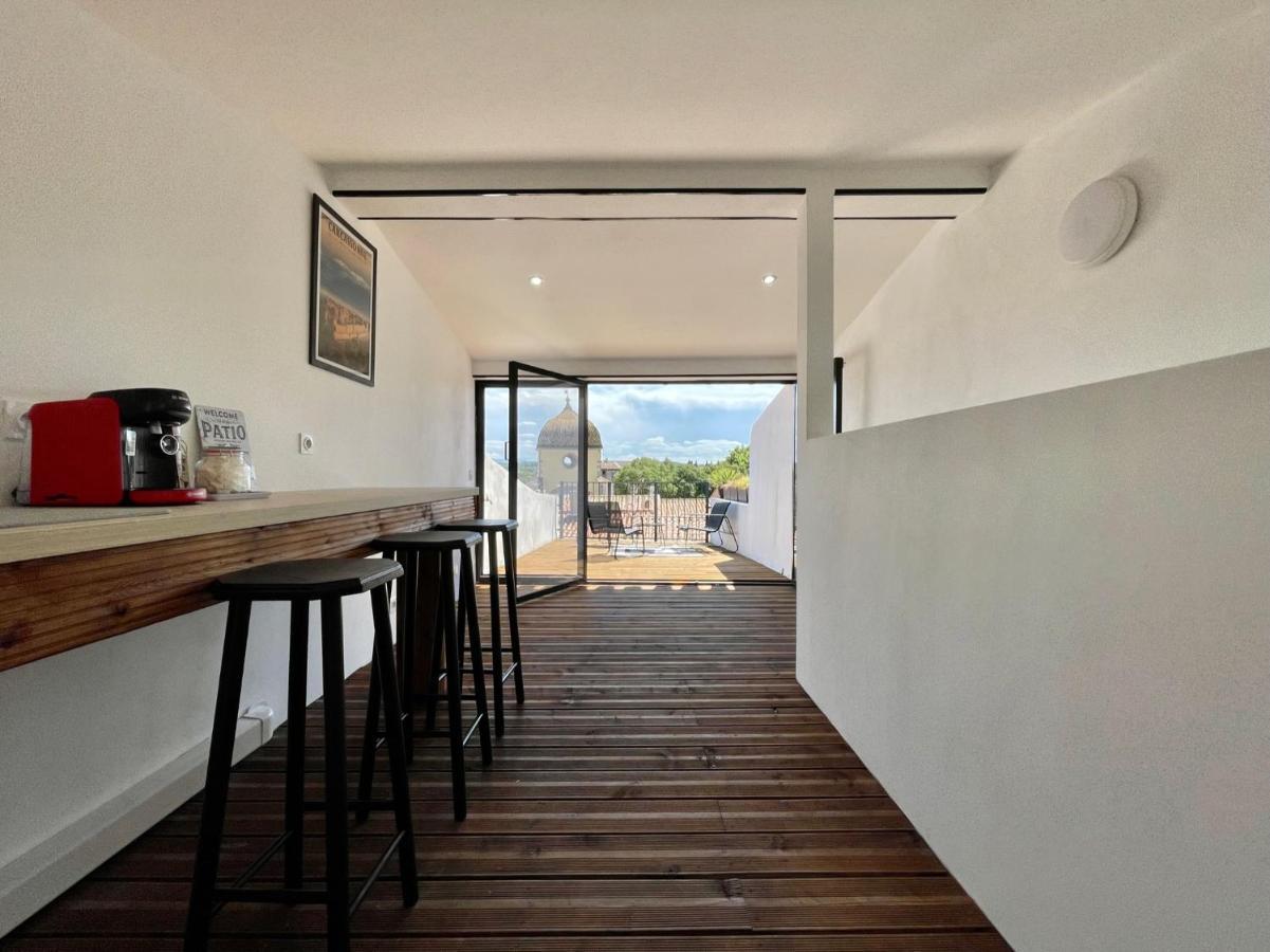 Rooftop N°38 - Rooms Et Studios - Vue Cite Medievale การ์กาซอน ภายนอก รูปภาพ